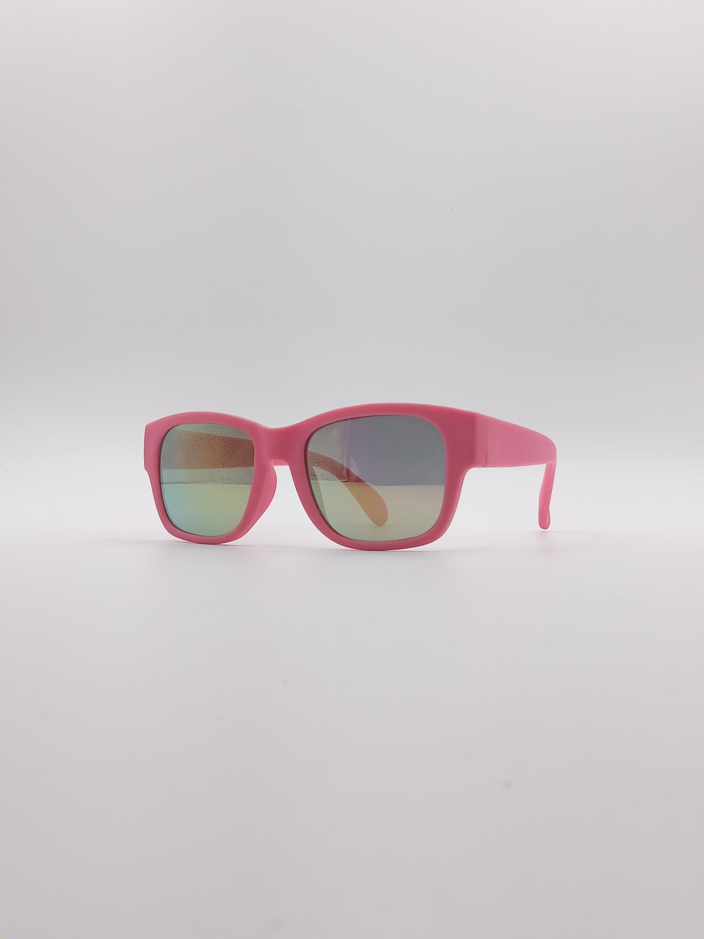 Acetate Pink Frame Kids Sunglasses-062