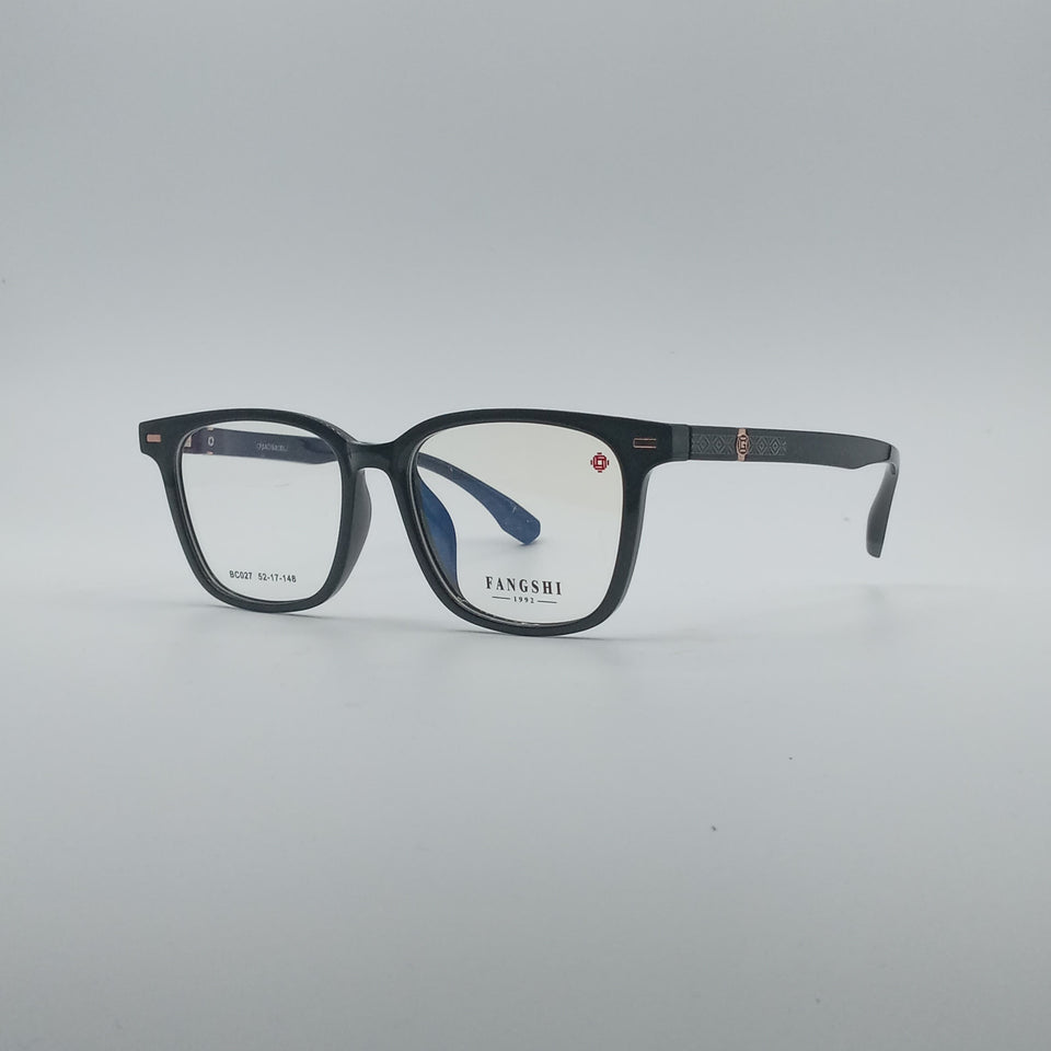 Acetate Black Frame Men's Optics-216