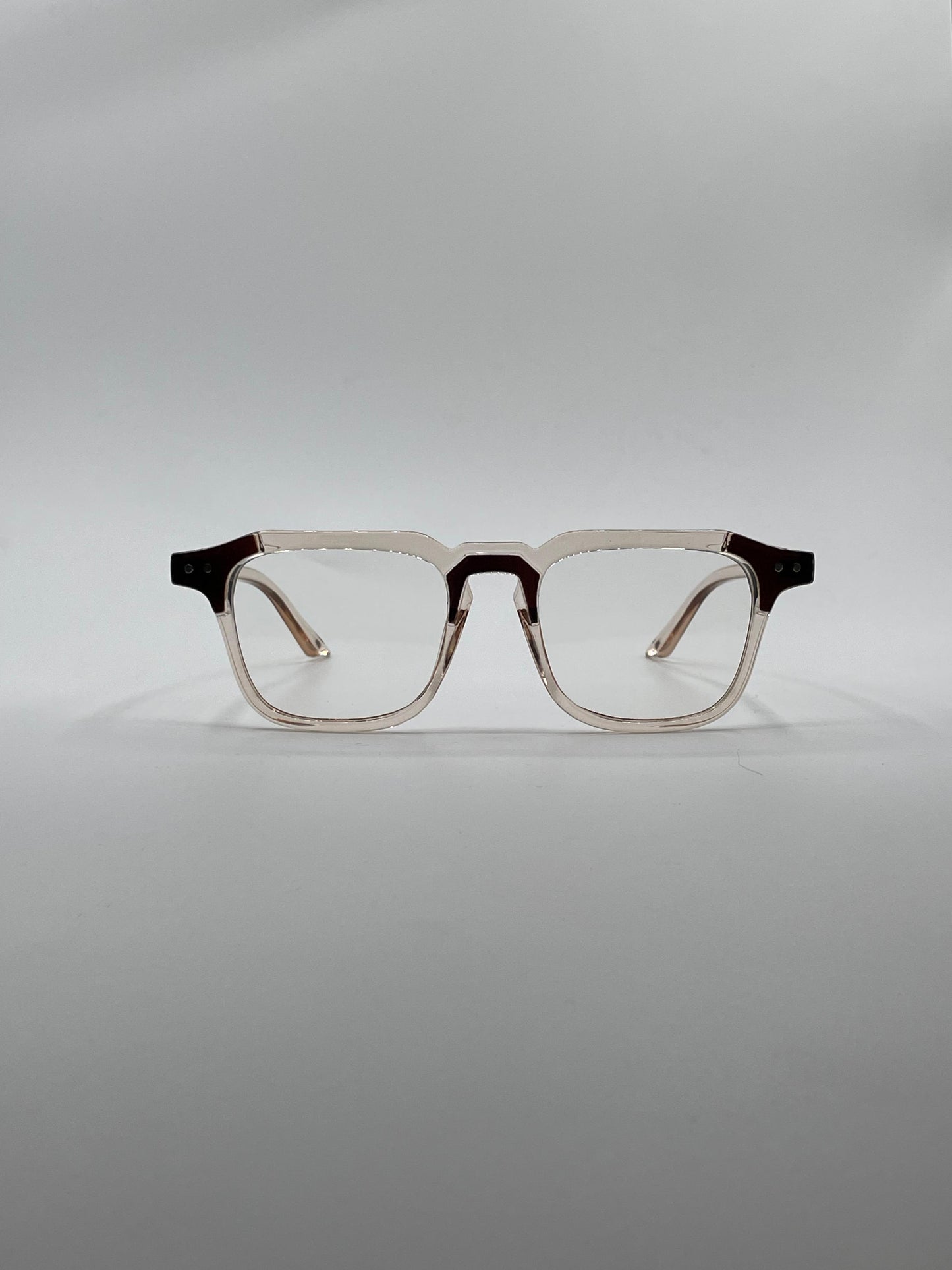 Acetate Translucent Golden Frame Men's Optics-282
