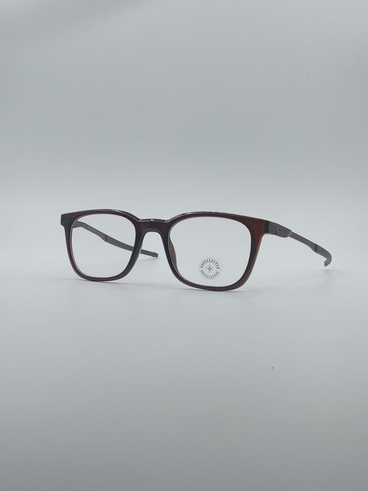 Acetate Brown Frame Men's Optics-224