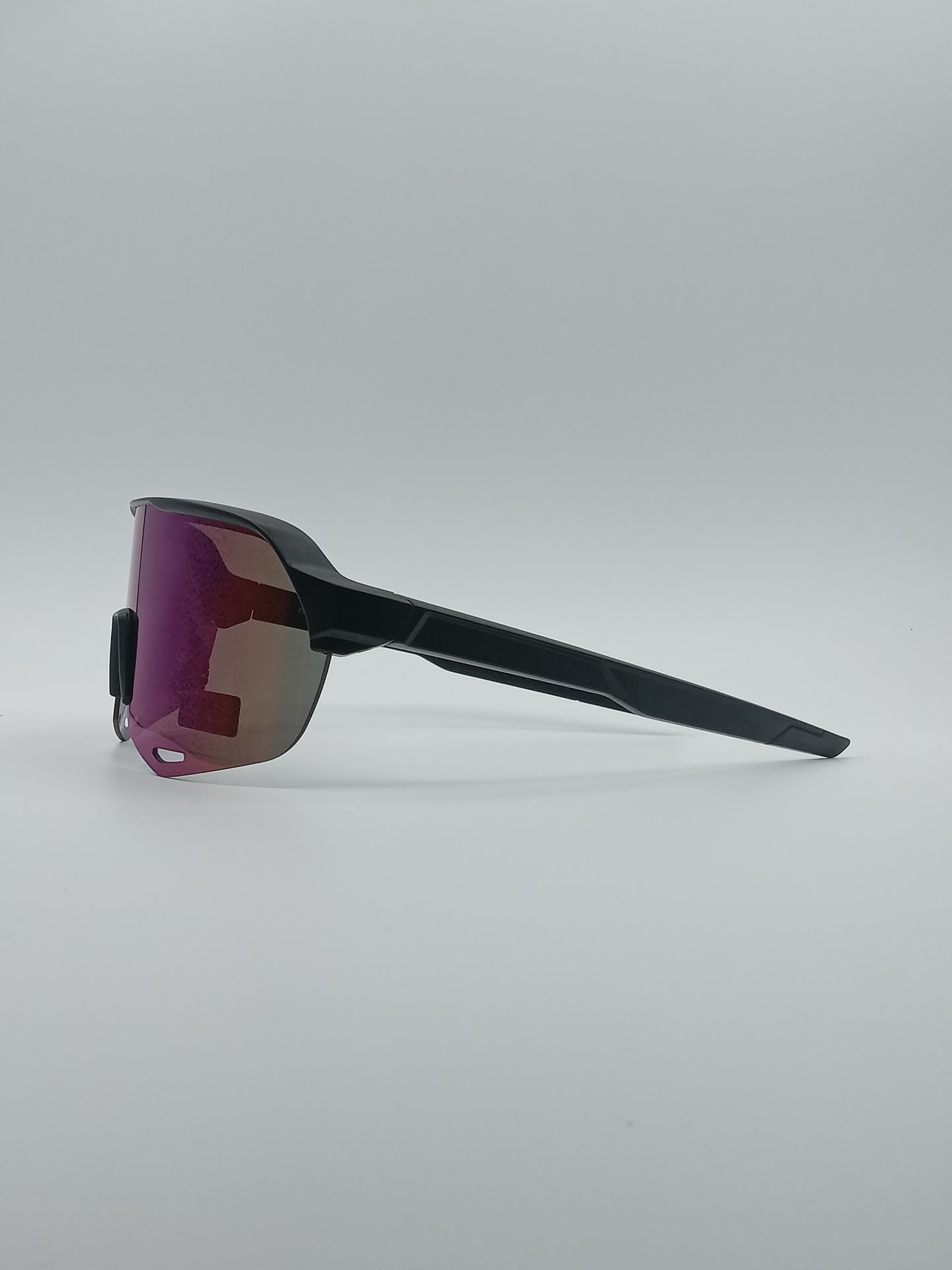Sporty Black Frame Men's Sunglasses-048