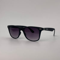Black matt sunglass wayfer shape sunglass-274