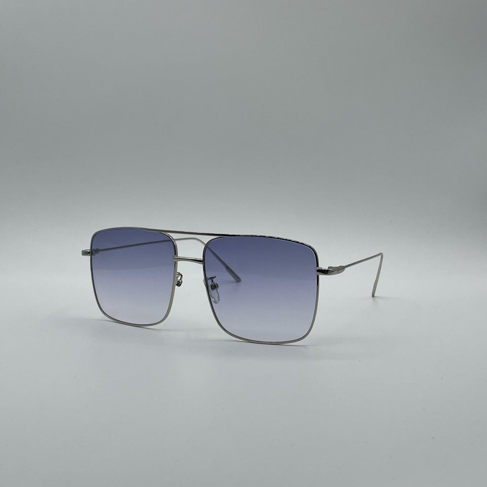 Soft Square Thin Frame Sunglasses-167