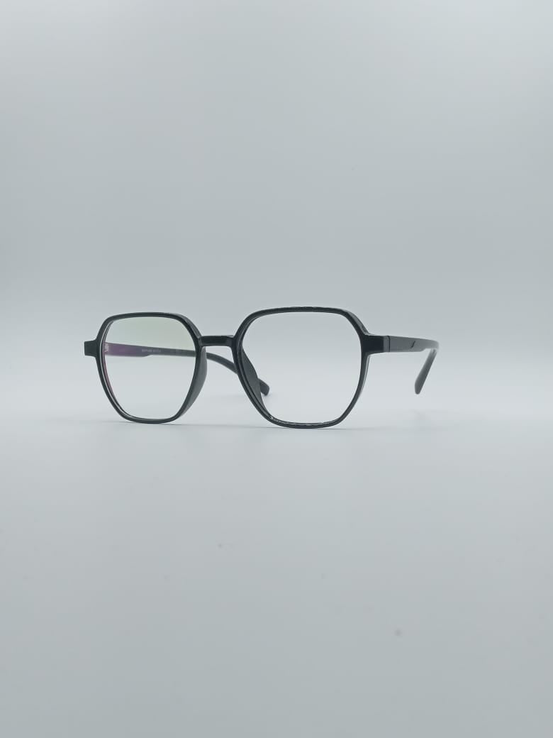 Geometrical Black Frame Kids Optics-137