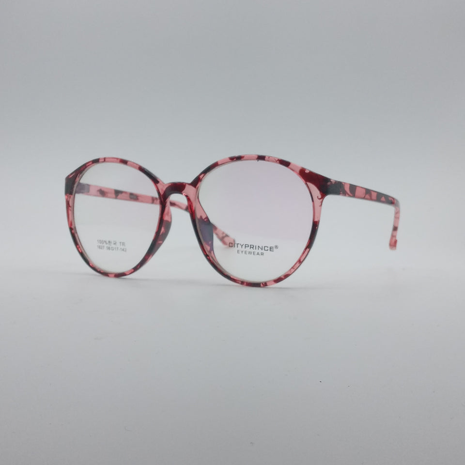 Round pink black panther optics-446