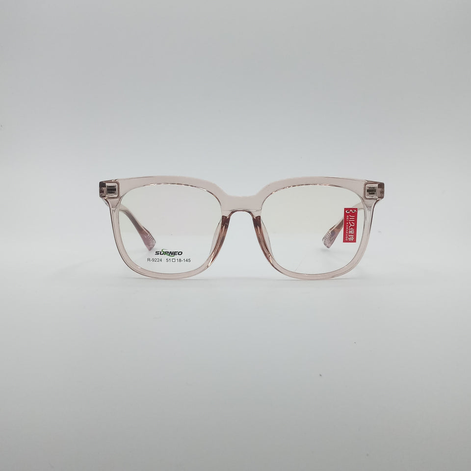 Acetate Light Pink Frame Unisex Optics-165