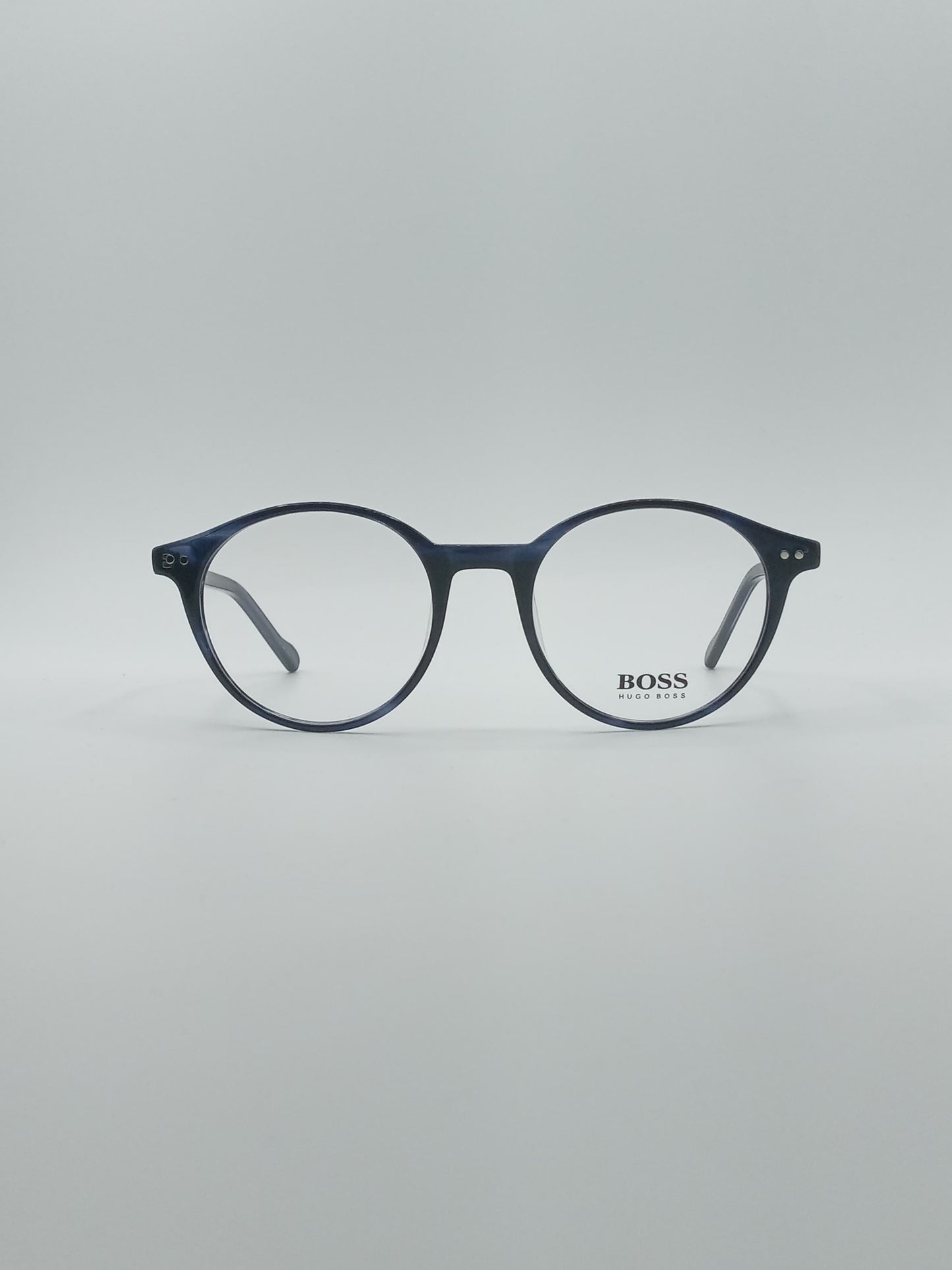 Circular Blue Frame Men's Optics-248