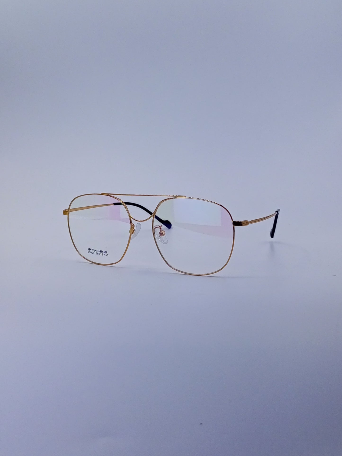 Double bridge titanium golden Optics-439