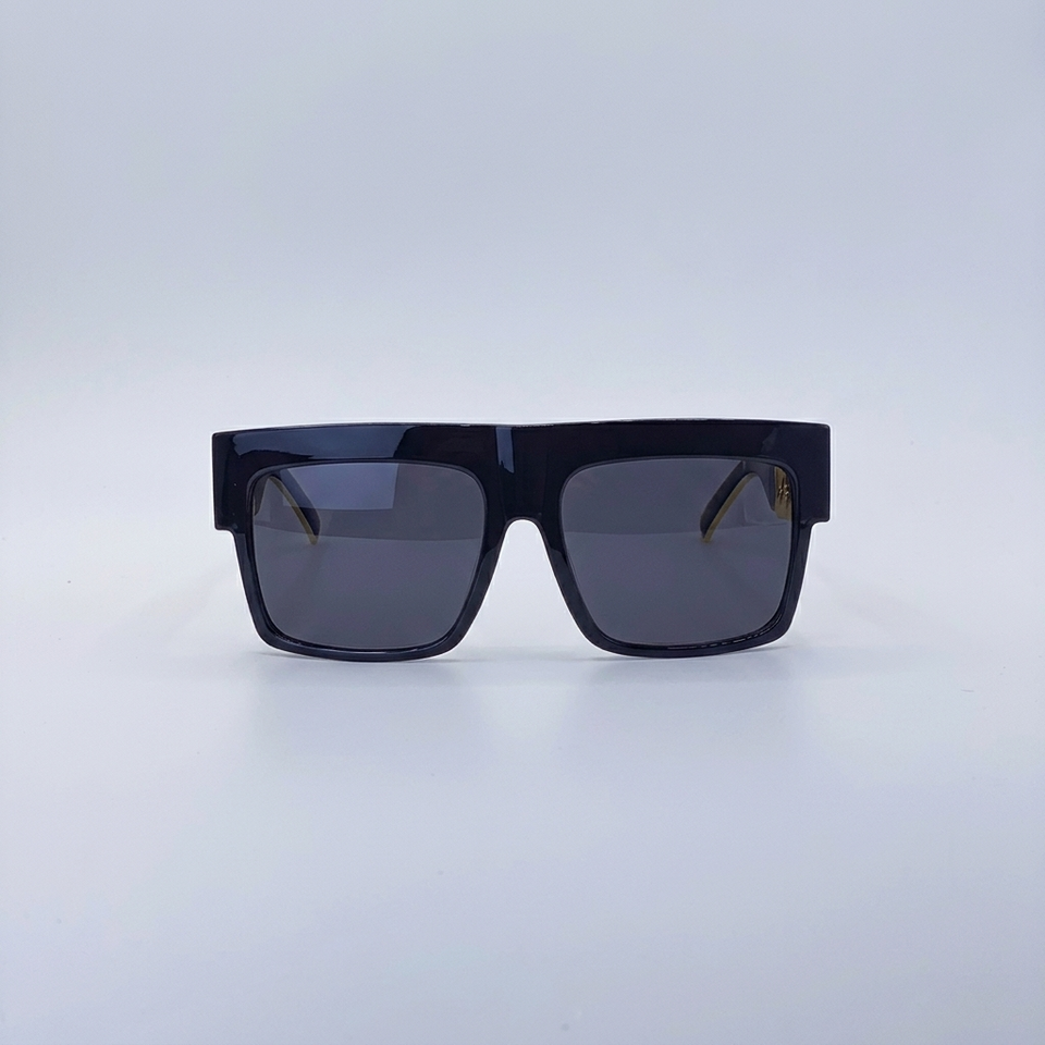 Sharp Angular Edge Black Men’s Sunglasses-218