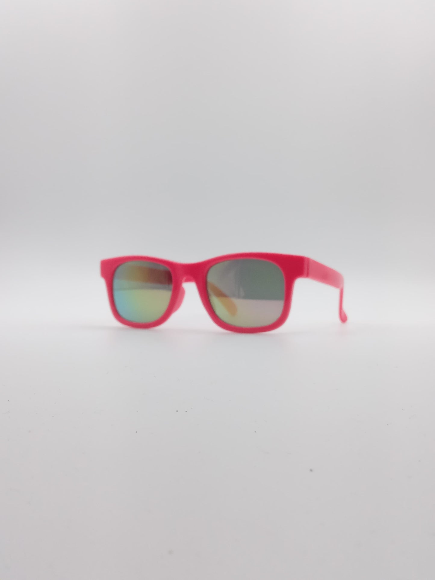 Acetate Red Frame Kids Sunglasses-068