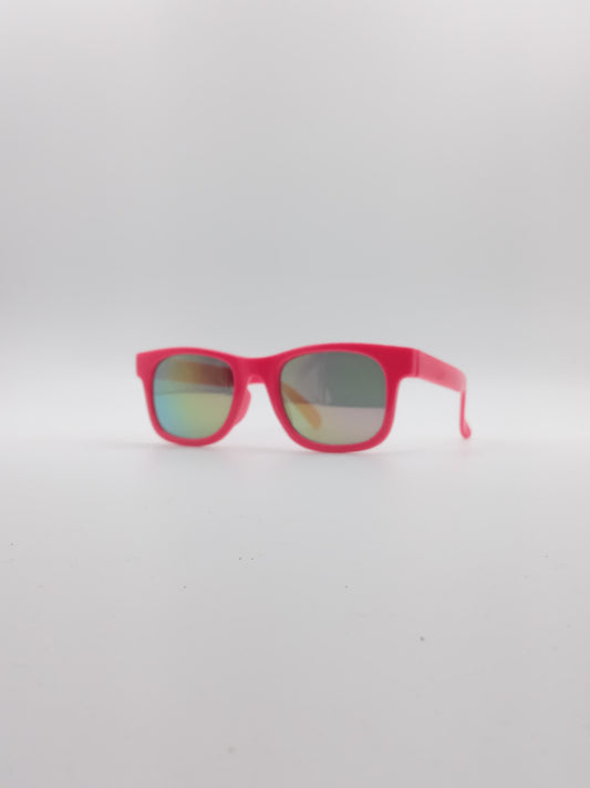 Acetate Red Frame Kids Sunglasses-068