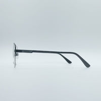 Aviator Thin Black Frame Men's Optics-103