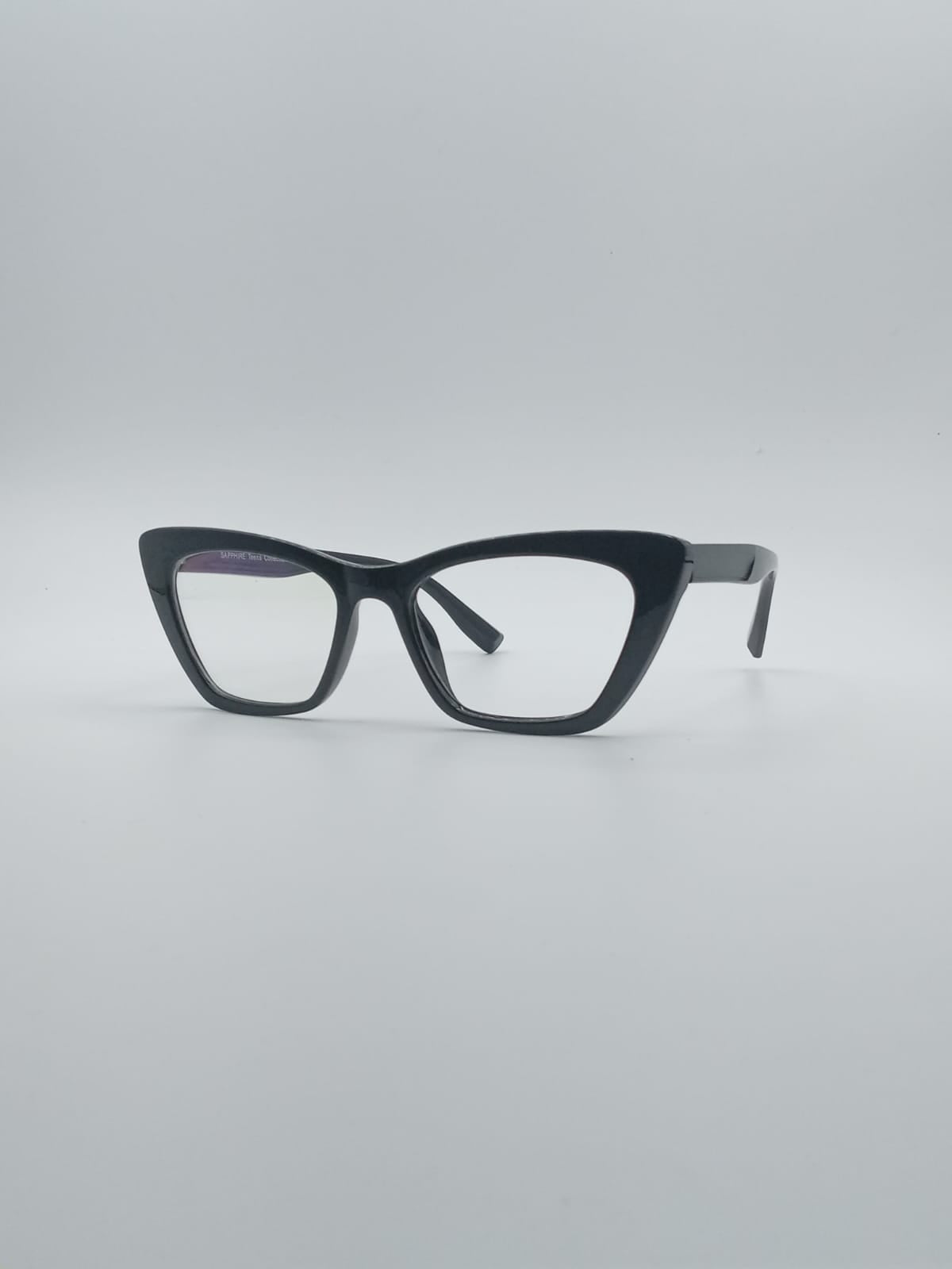 Cat Eye Black Frame Optics-006
