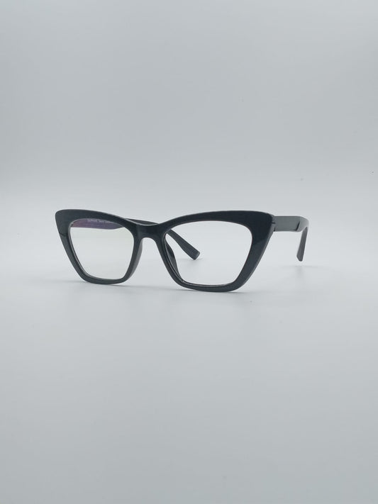 Cat Eye Black Frame Optics-006
