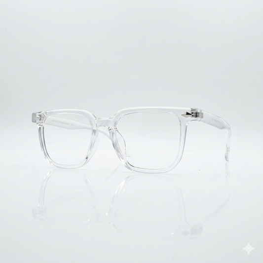 Acetate Translucent Frame Men's Optics-068