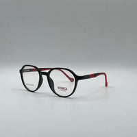 Soft Square Red & Black Frame Kids Optics-300