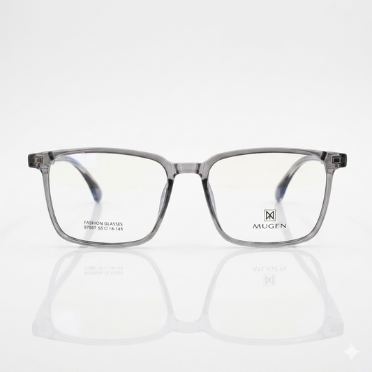 Tr square grey transparent optics-447