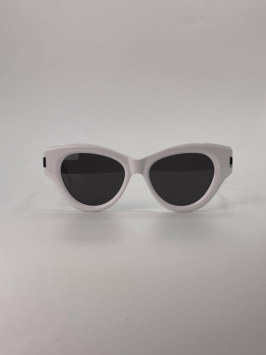 Cat eye white sunglass-288