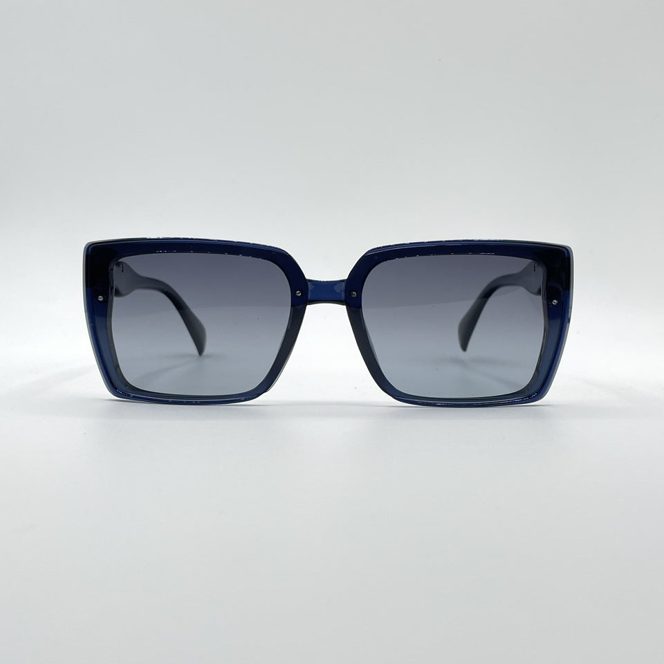Acetate Blue Frame Women's Sunglasses-093