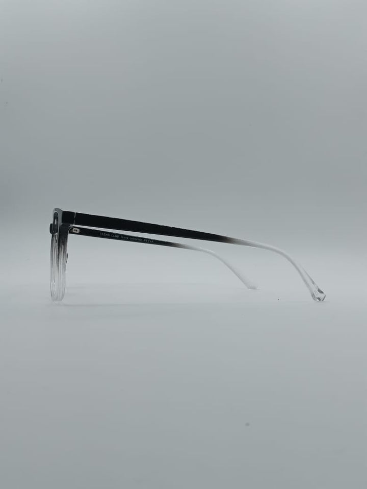 Acetate Black & White Frame Men's Optics-073