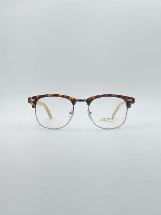 Retro Aviator Tortoise Frame Unisex Optics-187