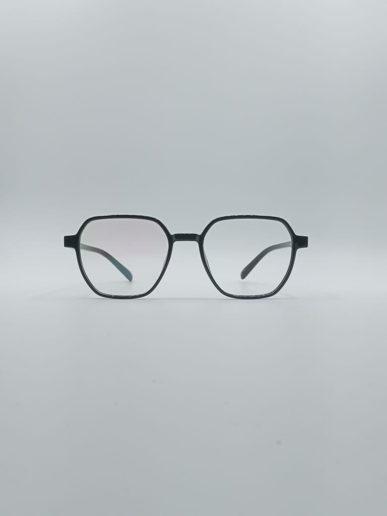 Geometrical Black Frame Kids Optics-137