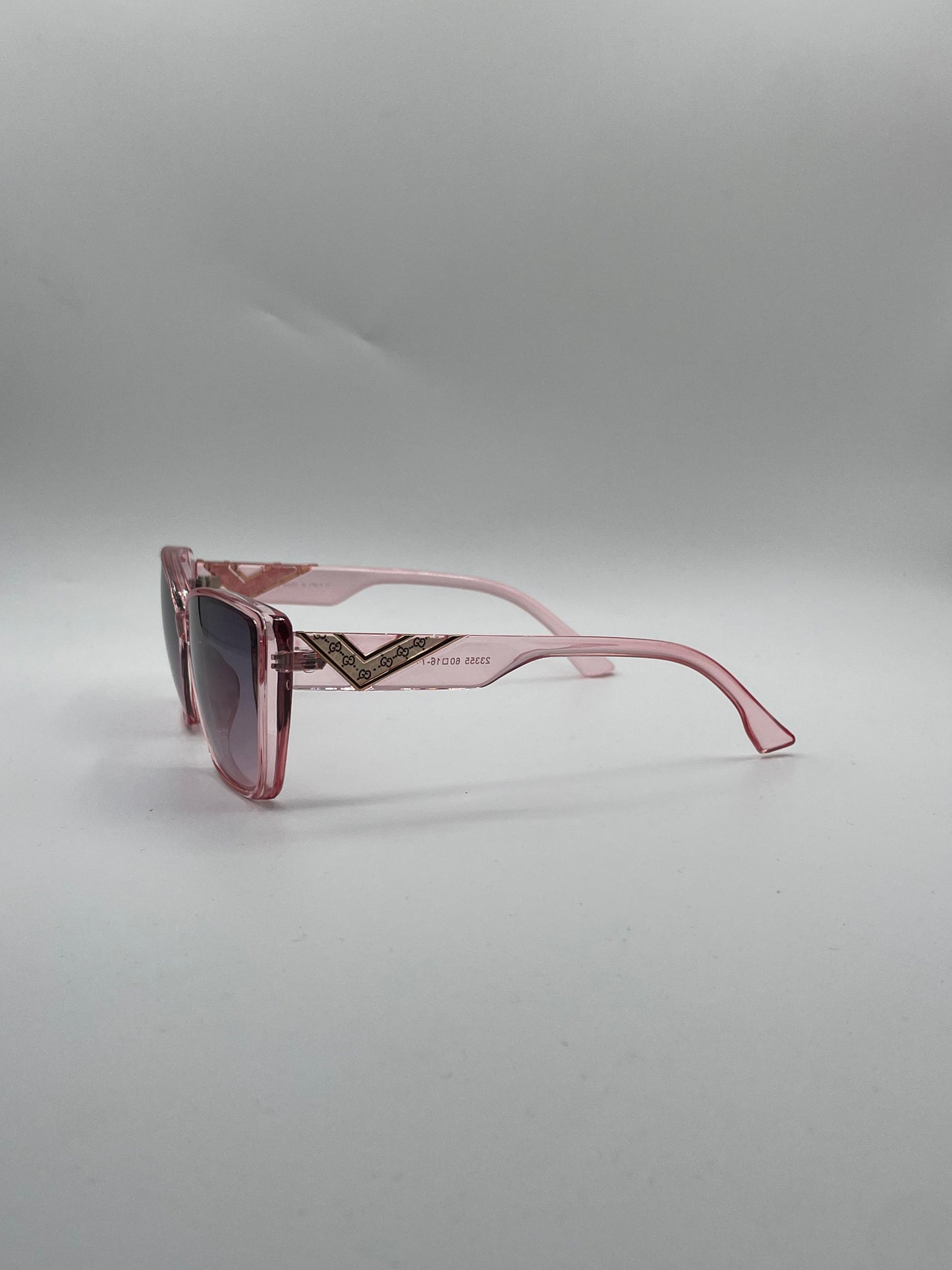 Cat Eye Pink Frame Women's Sunglasses-144