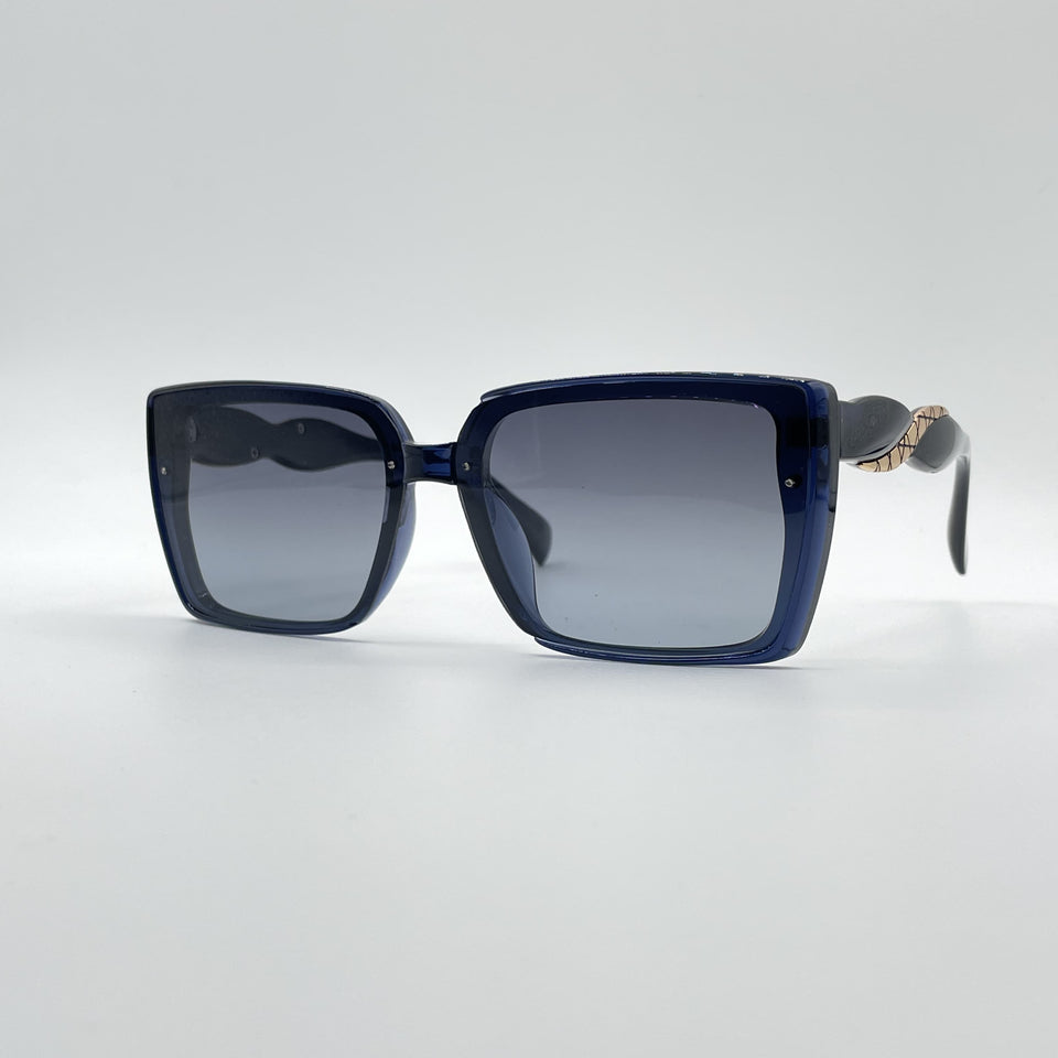 Acetate Blue Frame Women's Sunglasses-093