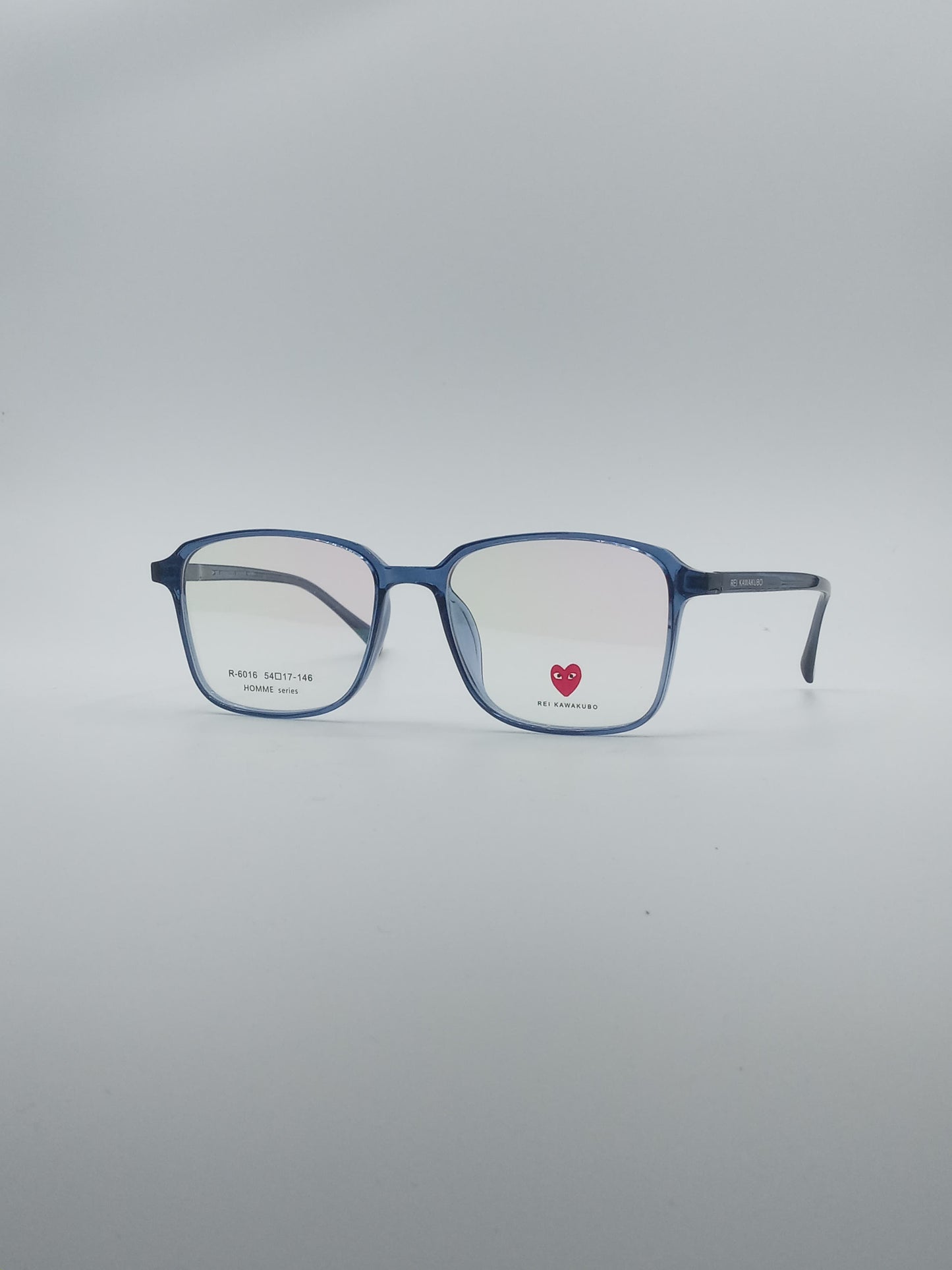 Soft Square Blue Frame Men's Optics-215