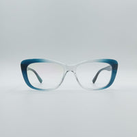 Cat Eye Blue & White Frame Women's Optics-091