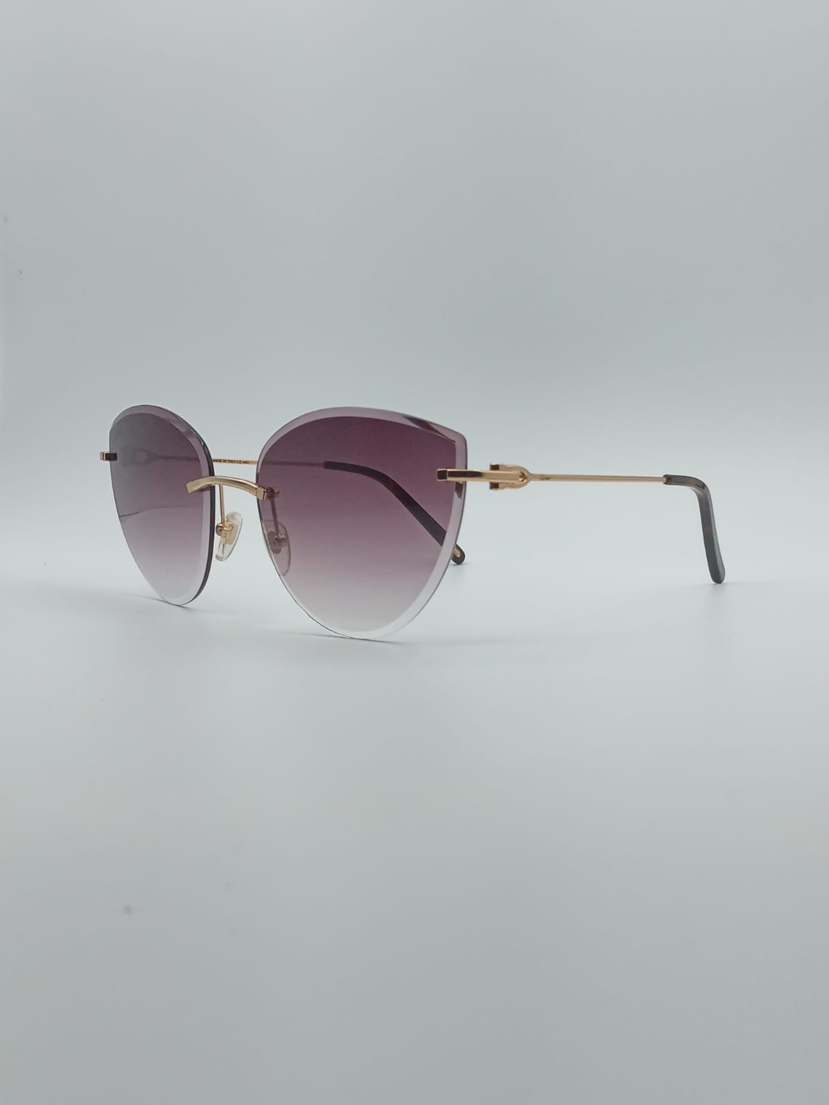Cat Eye Frame Women's Sunglasses-031
