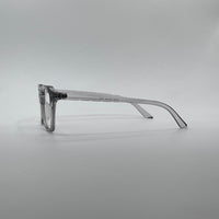 Acetate Translucent Grey Frame Men's Optics-283