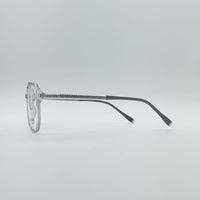 Geometrical Grey Frame Men's Optics-110