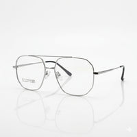 Silver titanium double bridge optics-452