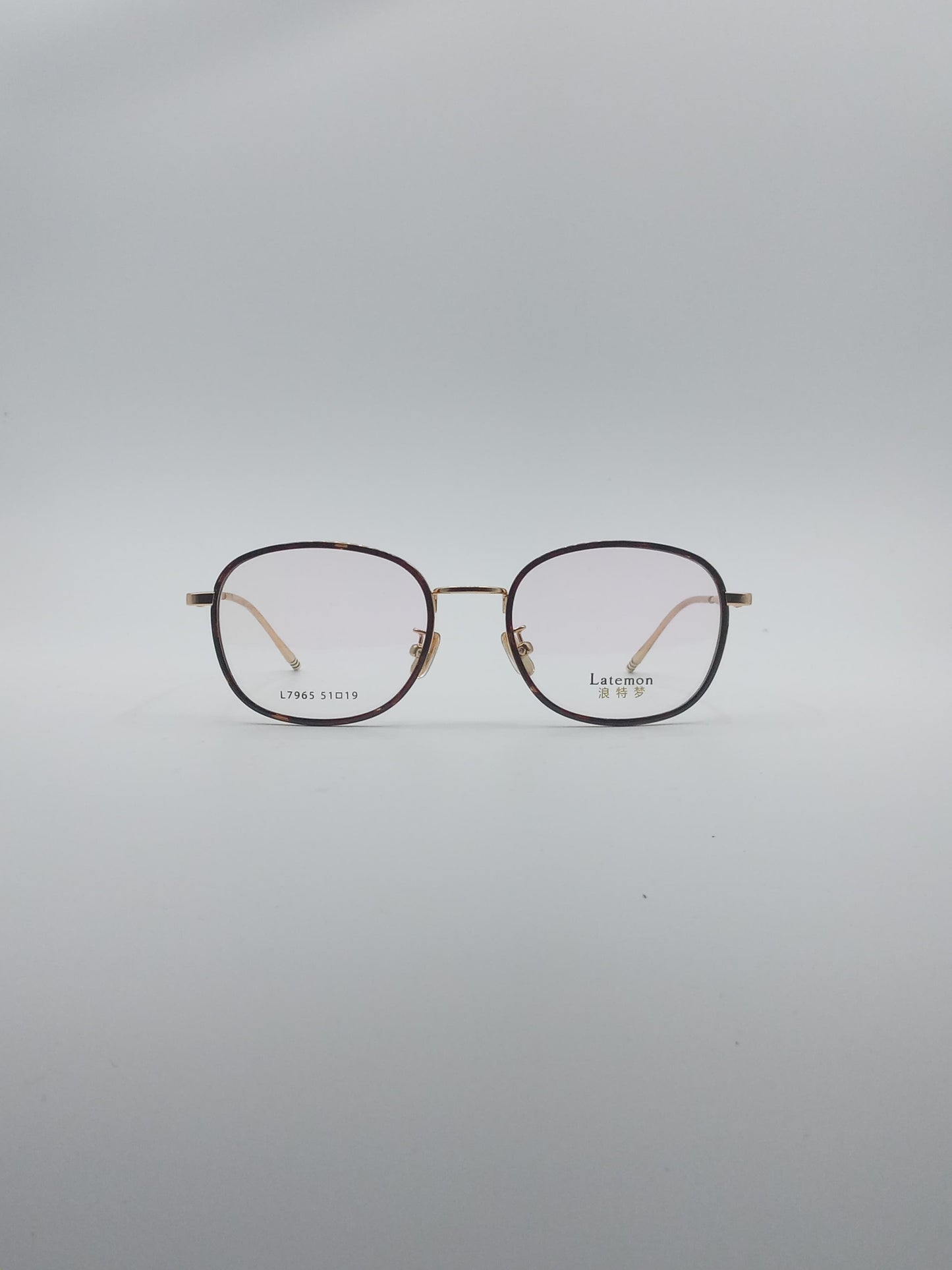 Circular Black Frame Men's Optics-219