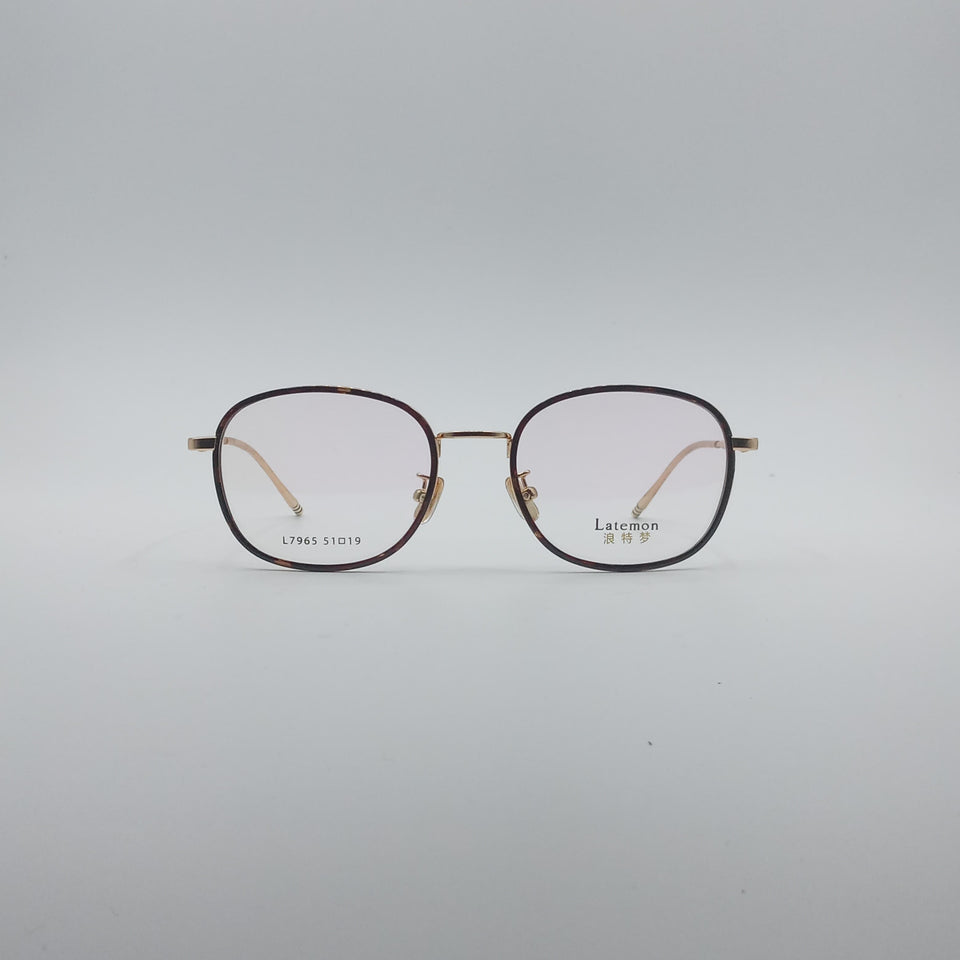 Circular Black Frame Men's Optics-219