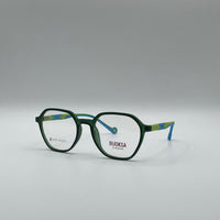 Soft Square Green & Blue Frame Kids Optics-304
