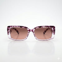 Rectangular transparent purple-312