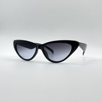 Cat Eye Black Frame Women's Sunglasses-090