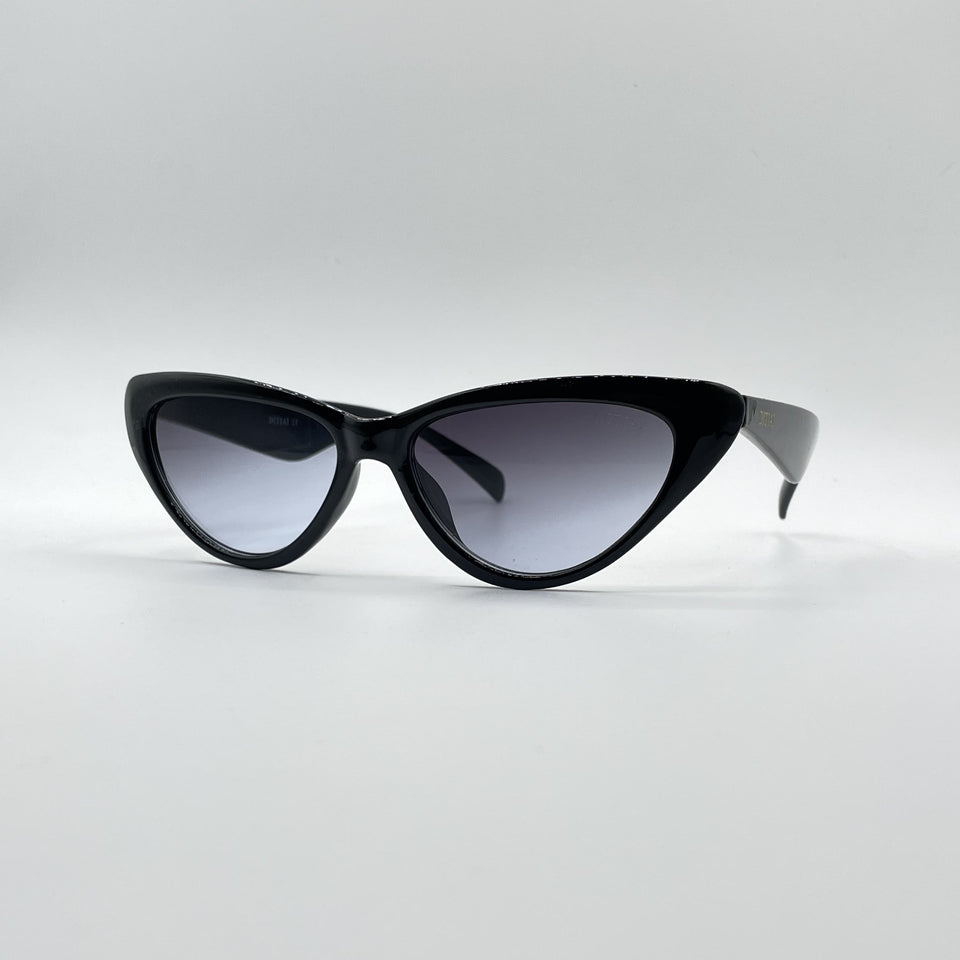 Cat Eye Black Frame Women's Sunglasses-090