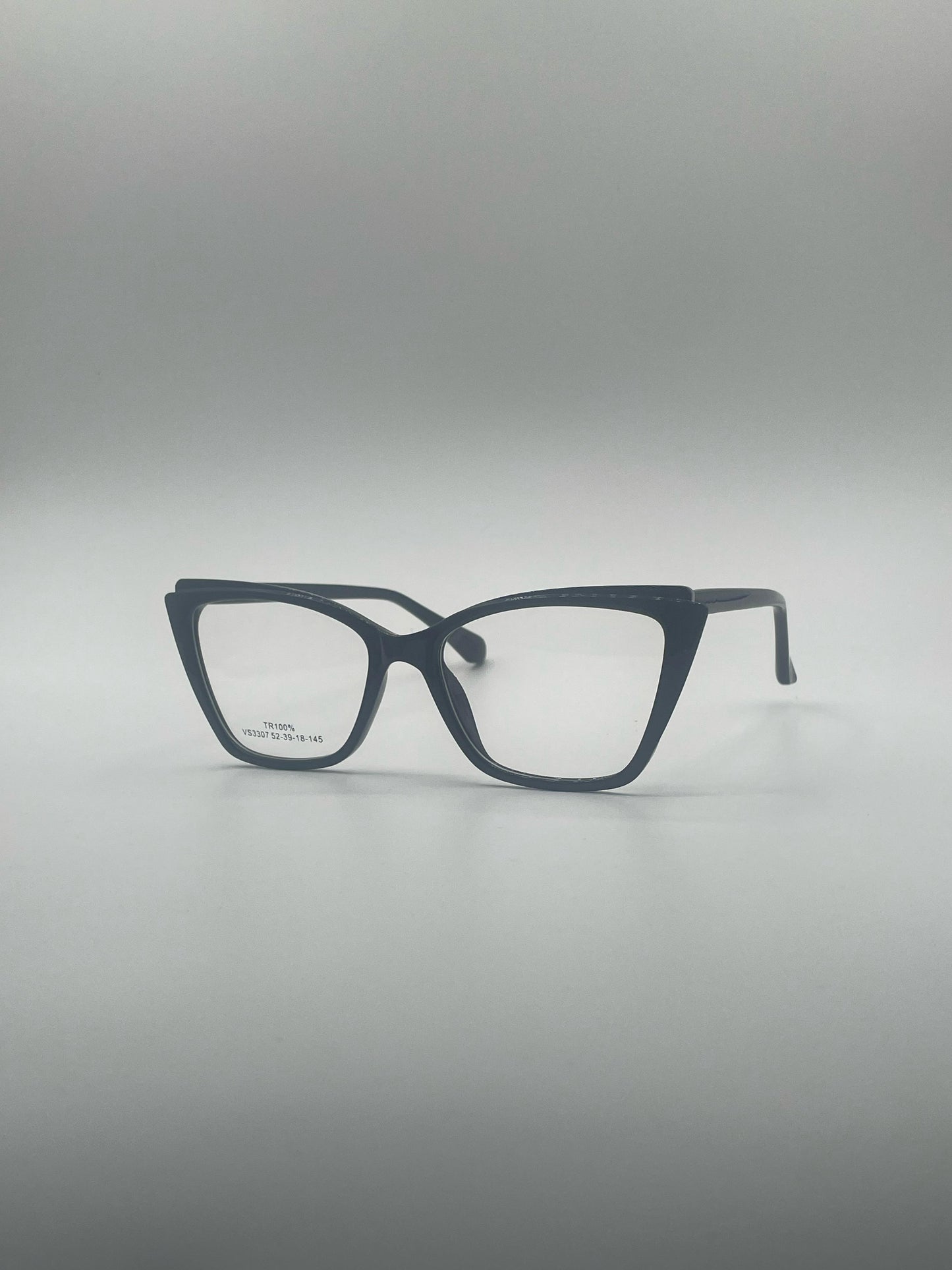 Cat Eye Black Frame Women's Optics-382