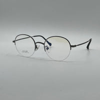 Circular Black Frame Optics-345