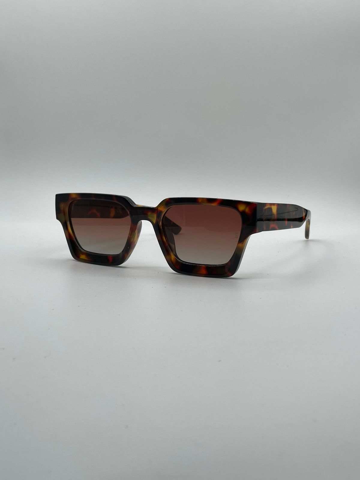 Acetate Tortoise Frame Sunglasses-166
