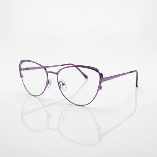 Cat eye metal optics-508