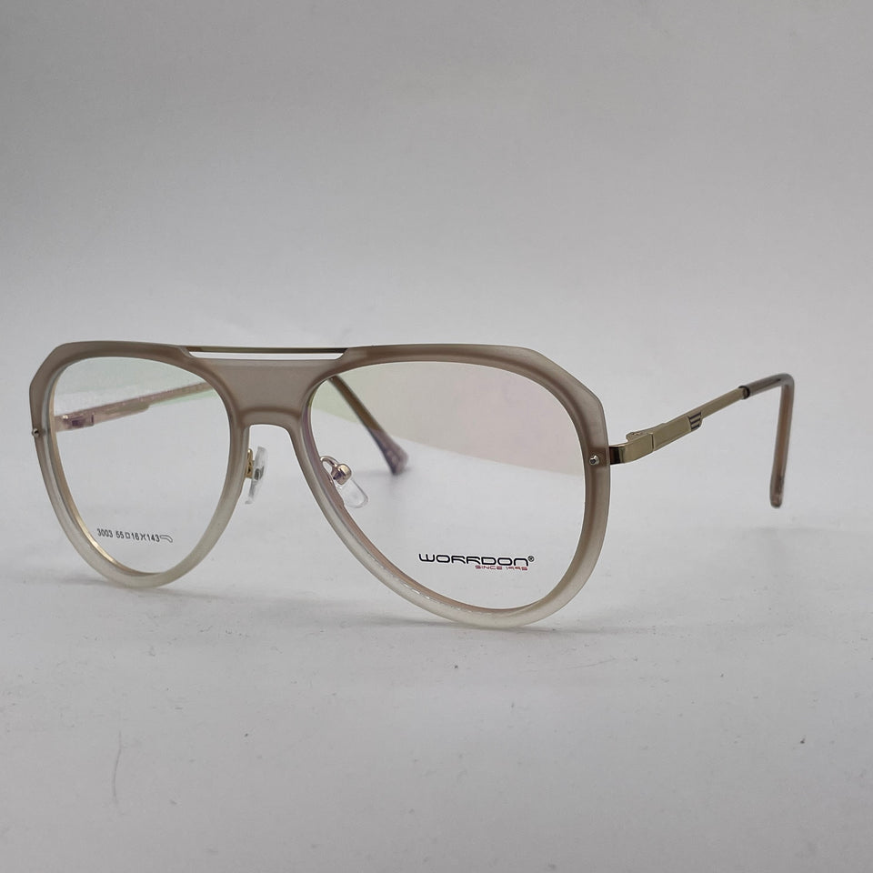 Aviator double shade brown plastic optics-472