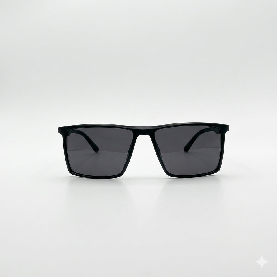 Acetate Black Frame Men Sunglasses-122
