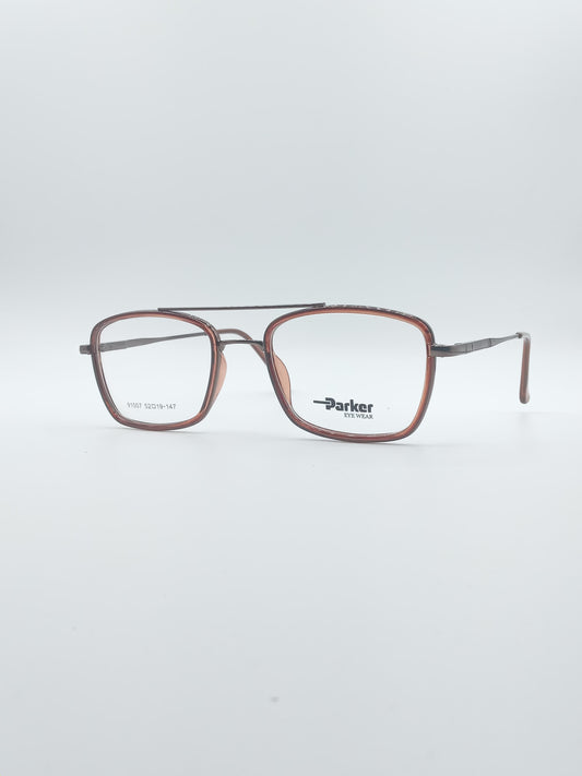 Angular Orange Frame Men's Optics-121