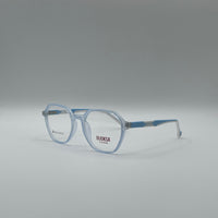 Soft Square Translucent Blue Frame Kids Optics-303