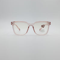 Acetate Translucent Pink Frame Unisex Optics-159