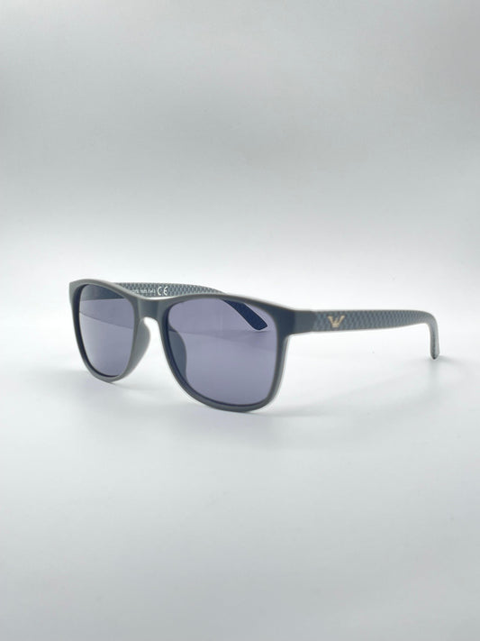 Acetate Dark Grey Frame Men's Sunglasses-145